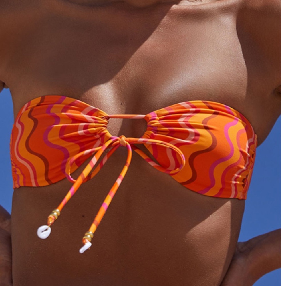 Bandeau bikini top